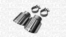 Load image into Gallery viewer, Corsa 10-14 Volkswagen R Mk6 Polished Two 4.0in Polished Pro-Series Tips - Side View