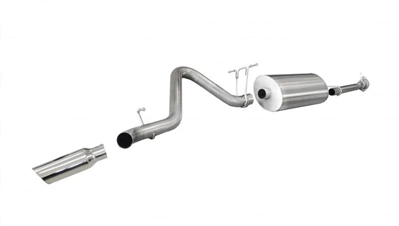 Corsa 11 -12 Chevrolet Silverado Ext. Cab/Std. Bed 2500 6.0L V8 Polished Sport Cat-Back Ex - Main Product View