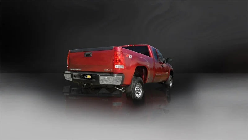 Corsa 11 -12 Chevrolet Silverado Ext. Cab/Std. Bed 2500 6.0L V8 Polished Sport Cat-Back Ex - Detail View