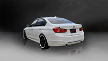 Load image into Gallery viewer, Corsa 12-14 BMW 335i Sedan AWD F30 3in Polished Touring Dual Rear Single 3.5in Tip Cat-Back - Detail View