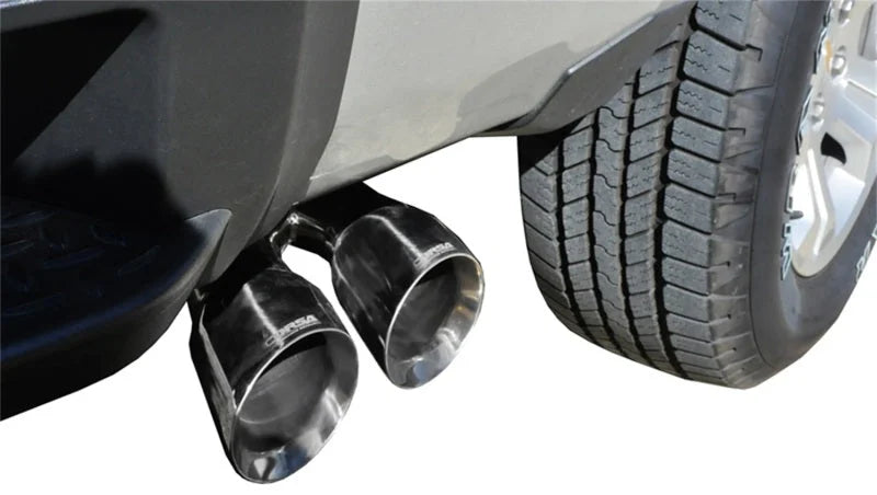 Corsa 14-19 GMC Sierra/Chevy Silv 1500 Crew Cab/Short Bed 5.3L V8 Polished Sport Single Side CB Exh - Detail View