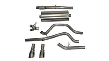 Load image into Gallery viewer, Corsa 14-19 GMC Sierra/Chevy Silv 1500 Crew Cab/Std. Bed 5.3L V8 Polished Sport Dual Rear CB Exhaust - Main Product View