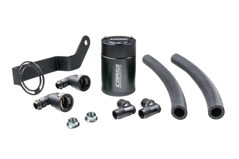 Corsa 15-23 Dodge Hellcat Challenger/Charger (6.2L) & 18-24 Trackhawk/Durango Catch Can - Main Product View