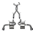 Load image into Gallery viewer, Corsa 16-18 Chevy Camaro SS 6.2L Xtreme 2.75in Cat-Back Dual Rear Exit w/ Single 4.5in Polis - Main Product View