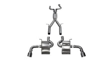 Load image into Gallery viewer, Corsa 16-18 Chevy Camaro SS 6.2L Xtreme 2.75in Cat-Back Dual Rear Exit w/ Single 4.5in Polis - Main Product View