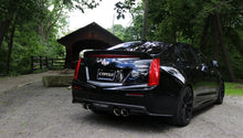Load image into Gallery viewer, Corsa 16-19 Cadillac ATS 3.6T 4in Inlet / 4in Outlet Twin Polished Tip Kit (For Corsa Exhaust Only) - Side View
