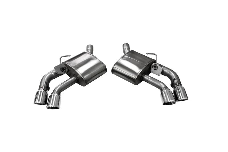 Corsa 16-24 Chevrolet Camaro SS/ZL1 6.2L V8 Polished Xtreme Axle-Back Exhaust (w/ Factory NPP Valve) - Main Product View