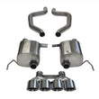 Load image into Gallery viewer, Corsa 17-19 Chevy Corvette Z06 (Grand Sport Only) 3in Axle Back Xtreme Exhaust Pol Quad 4.5in Tip - Main Product View