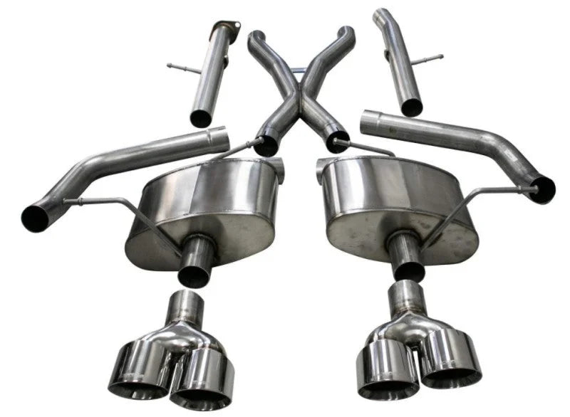 Corsa 18-21 Jeep Grand Cherokee TrackHawk 6.2L Xtreme Cat-Back Dual Rear Exit w/4.5in Polished Tips - Additional View 5