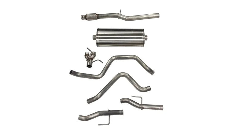 Corsa 19-23 Chevy Silverado/GMC Sierra 6.2L Crew Cab Short Bed 147.5 Cat-Back Dual Rear Exit No Tips - Main Product View