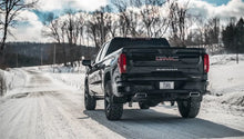 Load image into Gallery viewer, Corsa 19-23 Chevy Silverado/GMC Sierra 6.2L Crew Cab Short Bed 147.5 Cat-Back Dual Rear Exit No Tips - Installation View