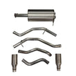 Load image into Gallery viewer, Corsa 19-24 Ram 1500 5.7L Crew Cab w/ 57in or 76in Bed Cat-Back Dual Rr Exit 5in Satin Polished Tips - Main Product View