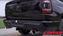 Load image into Gallery viewer, Corsa 19-24 Ram 1500 5.7L Crew Cab w/ 57in or 76in Bed Cat-Back Dual Rr Exit 5in Satin Polished Tips - Detail View