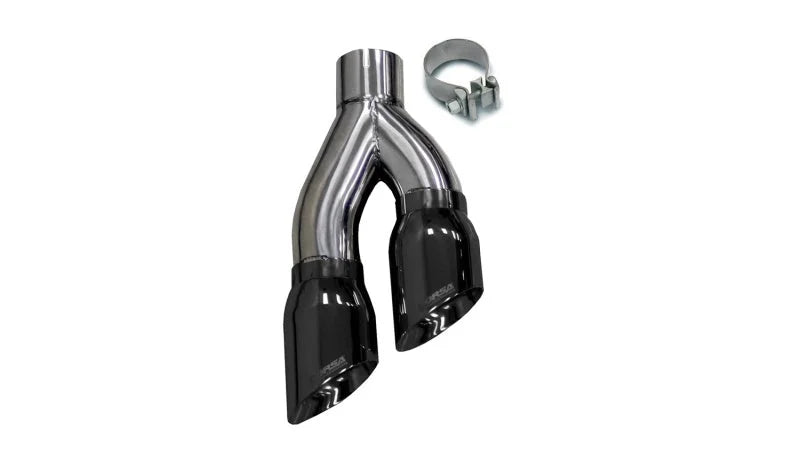 Corsa 19-24 Ram 1500 5.7L Crew Cab w/57in or 76in Bed Cat-Back Single Side Exit 4in PolishedDual Tip - Main Product View