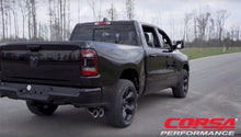 Load image into Gallery viewer, Corsa 19-24 Ram 1500 5.7L Crew Cab w/57in or 76in Bed Cat-Back Single Side Exit 4in PolishedDual Tip - Side View