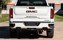 Load image into Gallery viewer, Corsa 19-25 Chevy Silverado 1500 CatBack Dual Rear Exit with Twin 4in Black Powder Ct ProSeries Tips - Side View