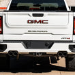 Load image into Gallery viewer, Corsa 19-25 GMC Sierra 1500 Cat-Back Dual Rear Exit with Twin 4in Black Powder Coat Pro-Series Tips - Side View