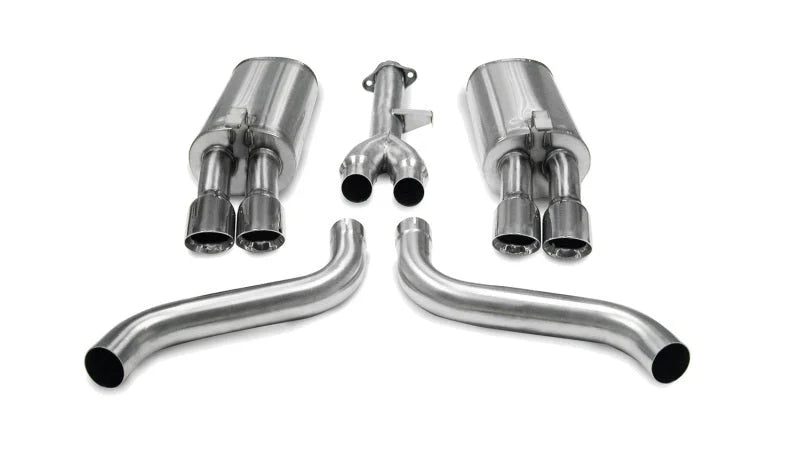 Corsa 1986-1991 Chevrolet Corvette C4 5.7L V8 L98 Polished Sport Cat-Back Exhaust - Main Product View