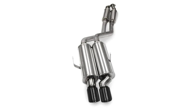 Corsa 1992-1999 BMW 325i/is Coupe E36 Black Sport Cat-Back Exhaust - Main Product View
