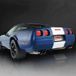 Load image into Gallery viewer, Corsa 1996-1996 Cat-Back Exhaust w/ Twin 3.5in Black Tips 96-96 Chevrolet Corvette C4 5.7L V8 LT4 - Side View