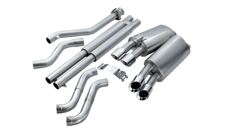 Corsa 1996-1996 Chevrolet Corvette C4 5.7L V8 LT4 Polished Sport Cat-Back Exhaust - Main Product View
