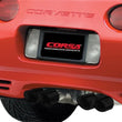 Load image into Gallery viewer, Corsa 1997-2004 Chevrolet Corvette C5 Z06 5.7L V8 Black Xtreme Cat-Back + XO Exhaust - Detail View