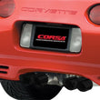 Load image into Gallery viewer, Corsa 1997-2004 Chevrolet Corvette C5 Z06 5.7L V8 Black Xtreme Cat-Back + XO Exhaust - Detail View