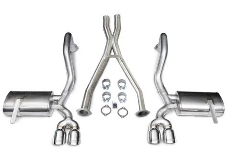 Corsa 1997-2004 Chevrolet Corvette C5 Z06 5.7L V8 Polished Xtreme Cat-Back + XO Exhaust - Main Product View