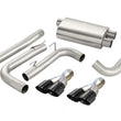 Load image into Gallery viewer, Corsa 1998-2002 Chevrolet Camaro Convertible Z28 5.7L V8 LS1 Black Tip Sport Cat-Back Exhaust - Main Product View