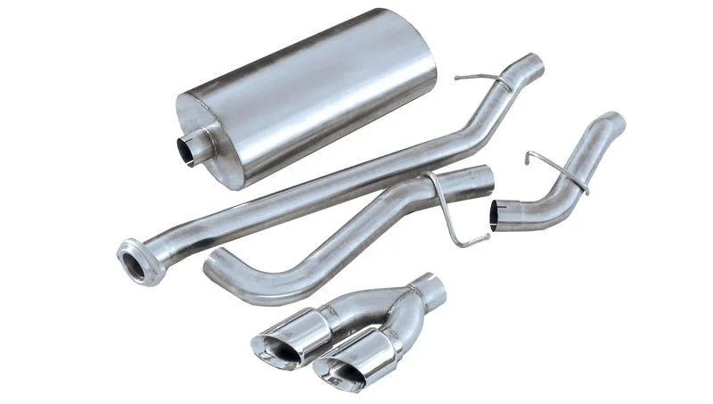 Corsa 1999-06 Chevrolet Silverado Reg. Cab/Short Bed 1500 4.8L V8 Polished Touring Cat-Back Exhaust - Main Product View