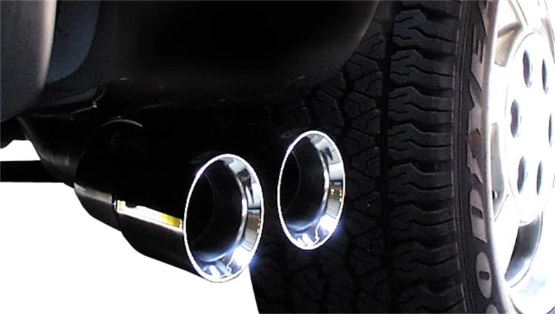 Corsa 1999-06 Chevrolet Silverado Reg. Cab/Short Bed 1500 4.8L V8 Polished Touring Cat-Back Exhaust - Detail View