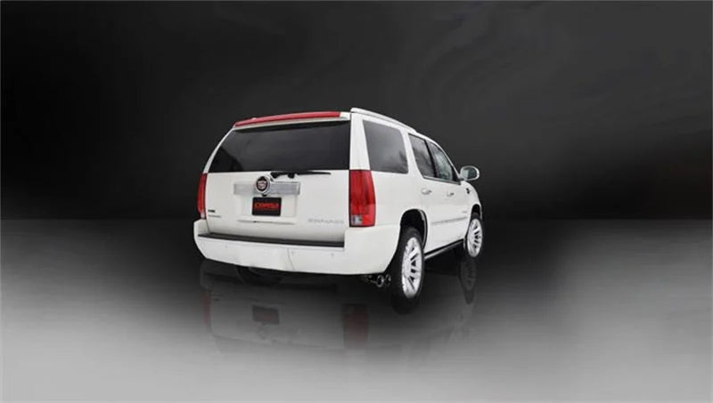 Corsa 1999-2006 Universal Stainless Steel Twin 4.0in Black PVD Pro-Series Tip - Side View