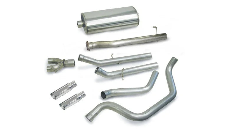 Corsa 1999-2007 Chevrolet Silverado Reg. Cab/Long Bed 1500 4.8L V8 Polished Sport Cat-Back Exhaust - Main Product View