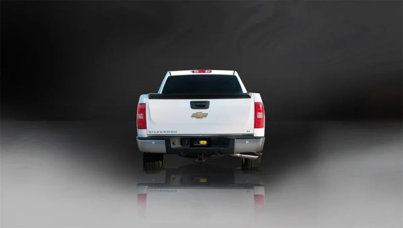 Corsa 1999-2007 Chevrolet Silverado Reg. Cab/Short Bed 1500 4.8L V8 Polished Sport Cat-Back Exhaust - Detail View