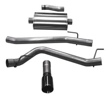 Load image into Gallery viewer, Corsa 20-25 Jeep Gladiator JT 3.6L Single Side Exit Cat-Back Exhaust System w/ Single 4in Black Tip - Side View
