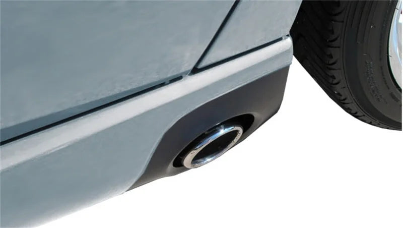 Corsa 2003-06 Dodge Viper 8.3L Polished Sport Cat-Back Exhaust (3in Inlet for Use w/ Hi-Flow Conv.) - Side View