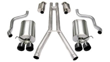 Load image into Gallery viewer, Corsa 2004-2008 Cadillac XLR 4.6L 25in Cat-Back Dual Rear w Twin 35in Black Pro-Series Tips - Main Product View