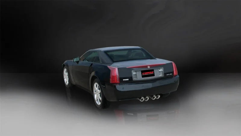 Corsa 2004-2008 Cadillac XLR 4.6L Polished Sport Cat-Back Exhaust - Detail View