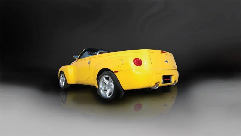 Corsa 2005-2006 Chevrolet SSR 5.3L V8 Polished Sport Cat-Back Exhaust - Side View