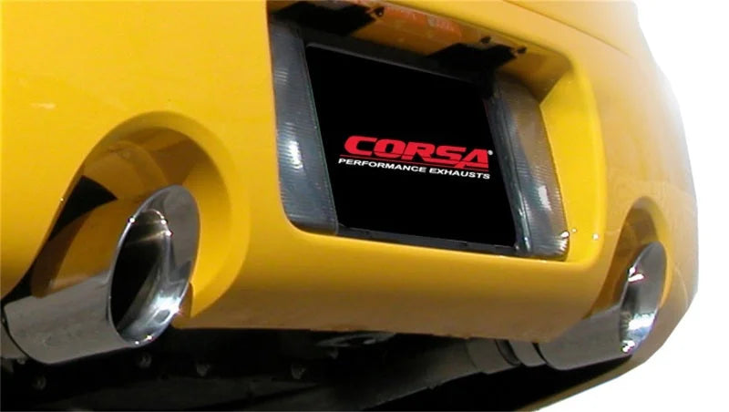 Corsa 2005-2006 Chevrolet SSR 5.3L V8 Polished Sport Cat-Back Exhaust - Detail View