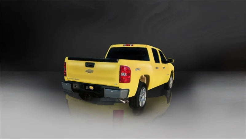 Corsa 2005-2006 Chevrolet Silverado Crew Cab/Short Bed 1500 6.0L V8 Polished Sport Cat-Back Exhaust - Detail View