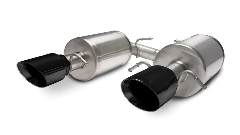 Corsa 2005-2007 Cadillac STS 4.6L 2.5in Axle-Back Dual Rear w Single 4in Black Pro-Series Tips - Main Product View