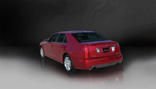 Load image into Gallery viewer, Corsa 2005-2007 Cadillac STS 4.6L 2.5in Axle-Back Dual Rear w Single 4in Black Pro-Series Tips - Side View