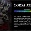 Load image into Gallery viewer, Corsa 2005-2007 Chevrolet Corvette C6 6.0L V8 Manual XO Pipe Exhaust - Detail View