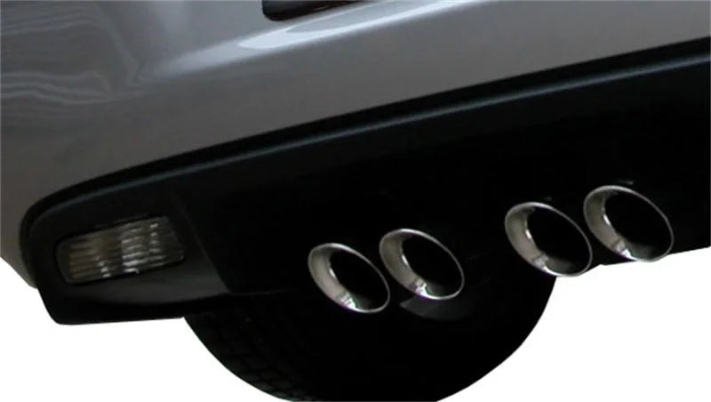 Corsa 2005-2007 Chevrolet Corvette C6 6.0L V8 Polished Sport Axle-Back Exhaust - Detail View