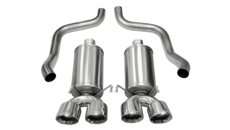 Corsa 2005-2007 Chevrolet Corvette C6 6.0L V8 Polished Xtreme Axle-Back Exhaust - Main Product View