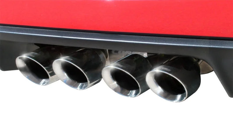 Corsa 2005-2007 Chevrolet Corvette C6 6.0L V8 Polished Xtreme Axle-Back Exhaust - Detail View
