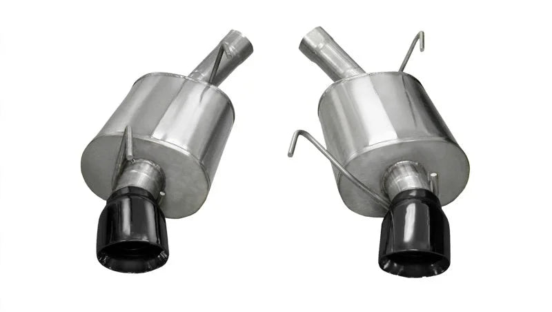 Corsa 2005-2010 Ford Mustang Shelby GT500 5.4L V8 Black Sport Axle-Back Exhaust - Main Product View