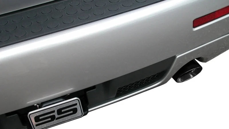 Corsa 2006-2008 Chevrolet Trailblazer SS 6.0L V8 Black Sport Cat-Back Exhaust - Side View