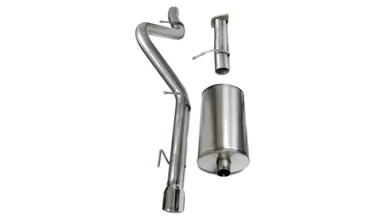Corsa 2006-2008 Chevrolet Trailblazer SS 6.0L V8 Polished Sport Cat-Back Exhaust - Main Product View